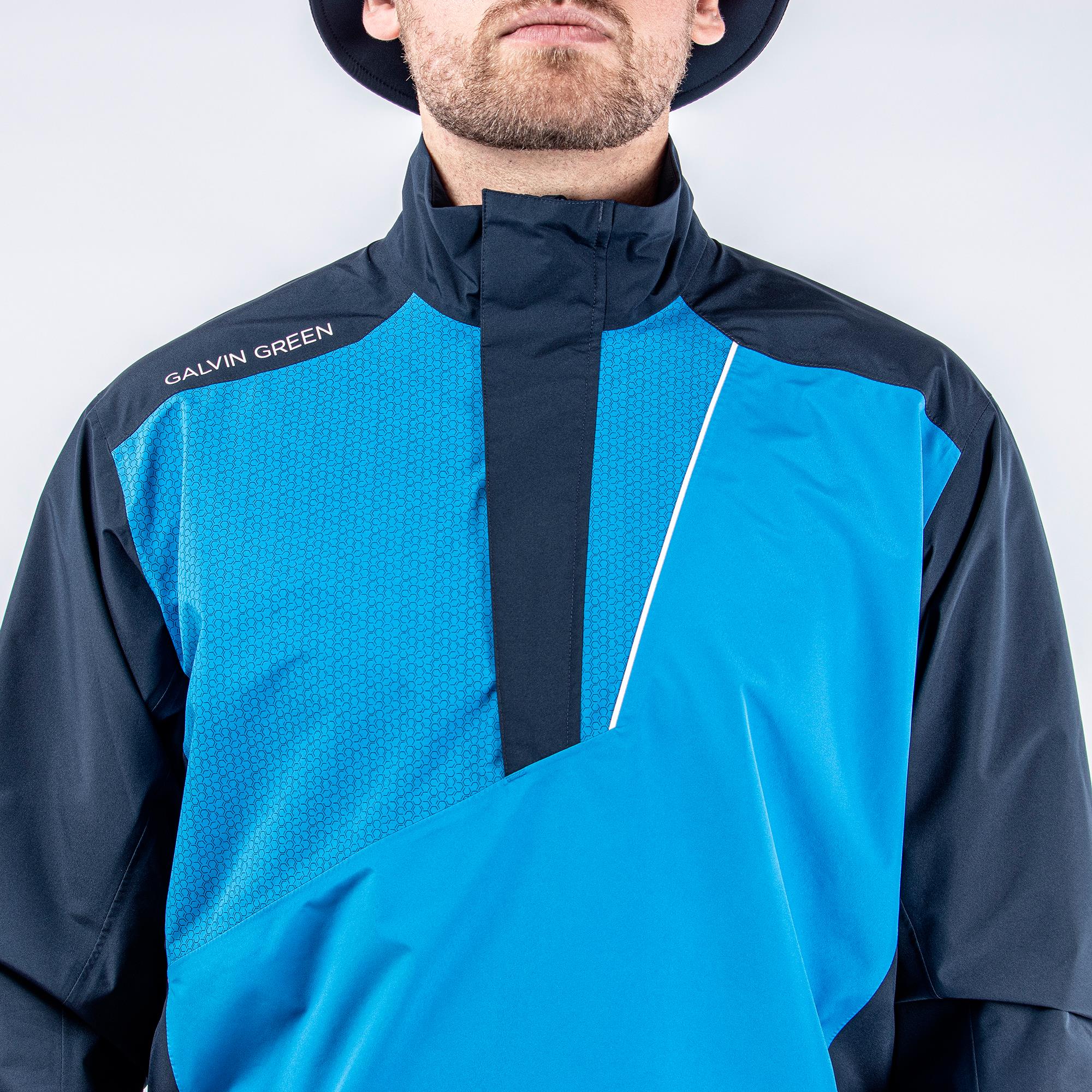Galvin Green Axley Gore-Tex Mens Waterproof Golf Jacket Navy/Blue/White